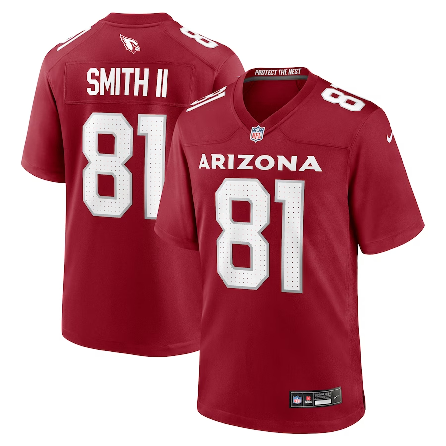 Nike Jeff Smith II Arizona Cardinals Cardinal Game Jersey