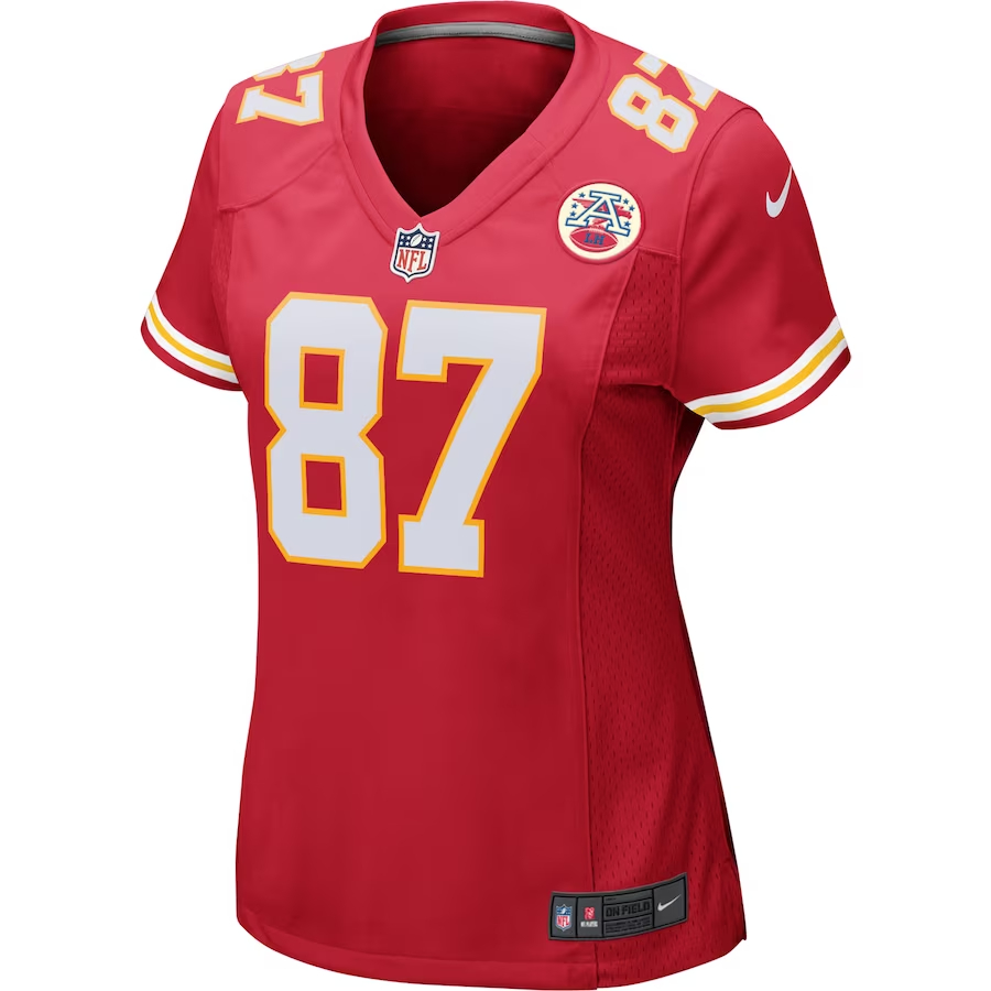 Nike Travis Kelce Kansas City Chiefs Women's Red Game Jersey