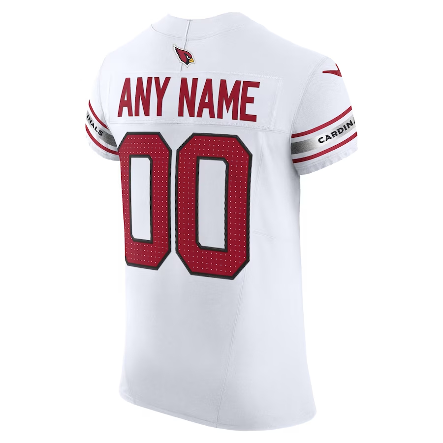 Nike Arizona Cardinals White Vapor F.U.S.E. Elite Custom Jersey