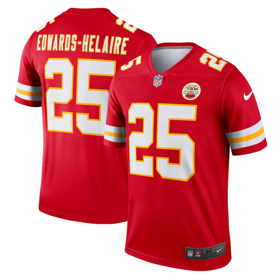 Nike Clyde Edwards-Helaire Kansas City Chiefs Red Legend Jersey