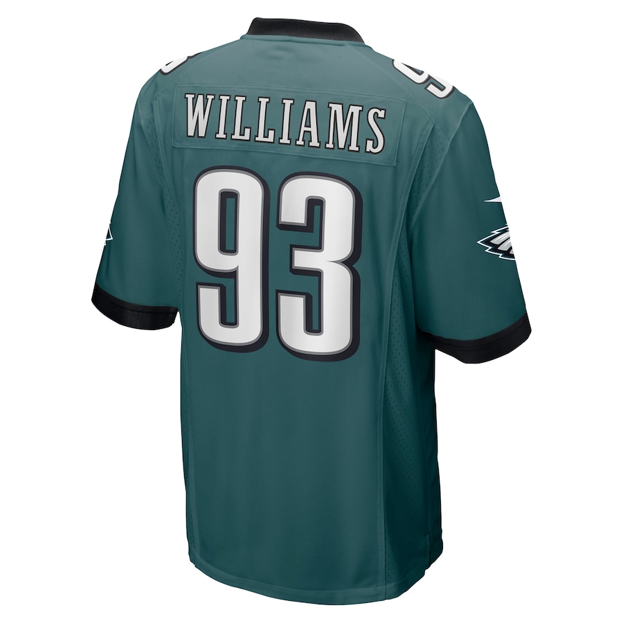 Nike Milton Williams Philadelphia Eagles Midnight Green Game Jersey