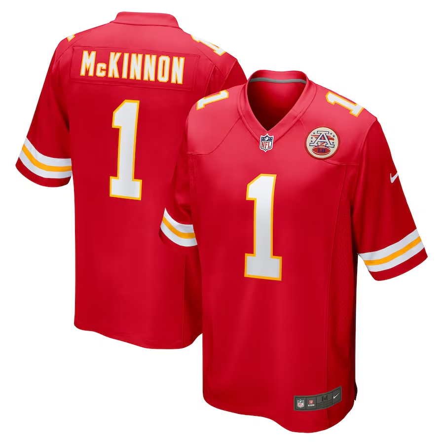 Nike Jerick McKinnon Kansas City Chiefs Red Game Player Jersey