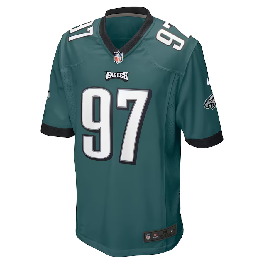 Nike Kentavius Street Philadelphia Eagles Midnight Green Game Player Jersey