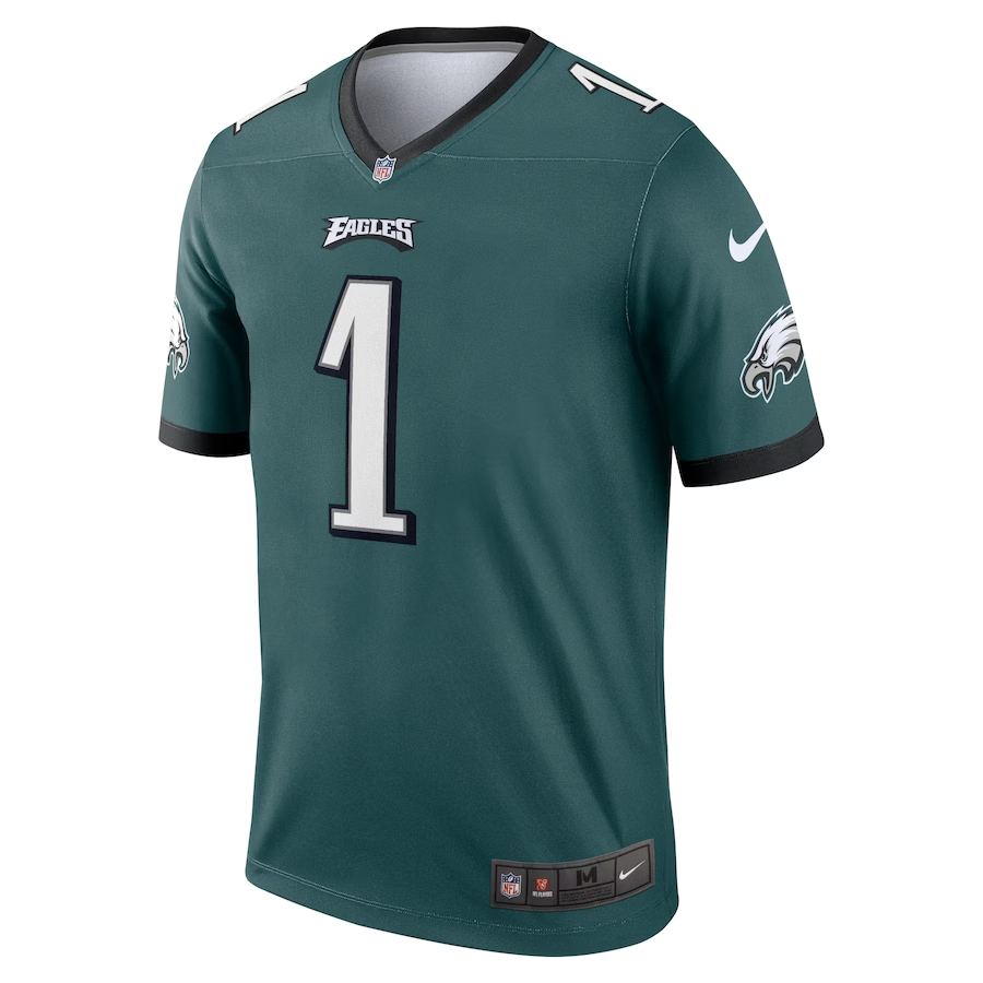Nike Jalen Hurts Philadelphia Eagles Midnight Green Legend Jersey