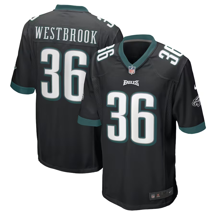 Nike Brian Westbrook Philadelphia Eagles Black Retired Player Alte