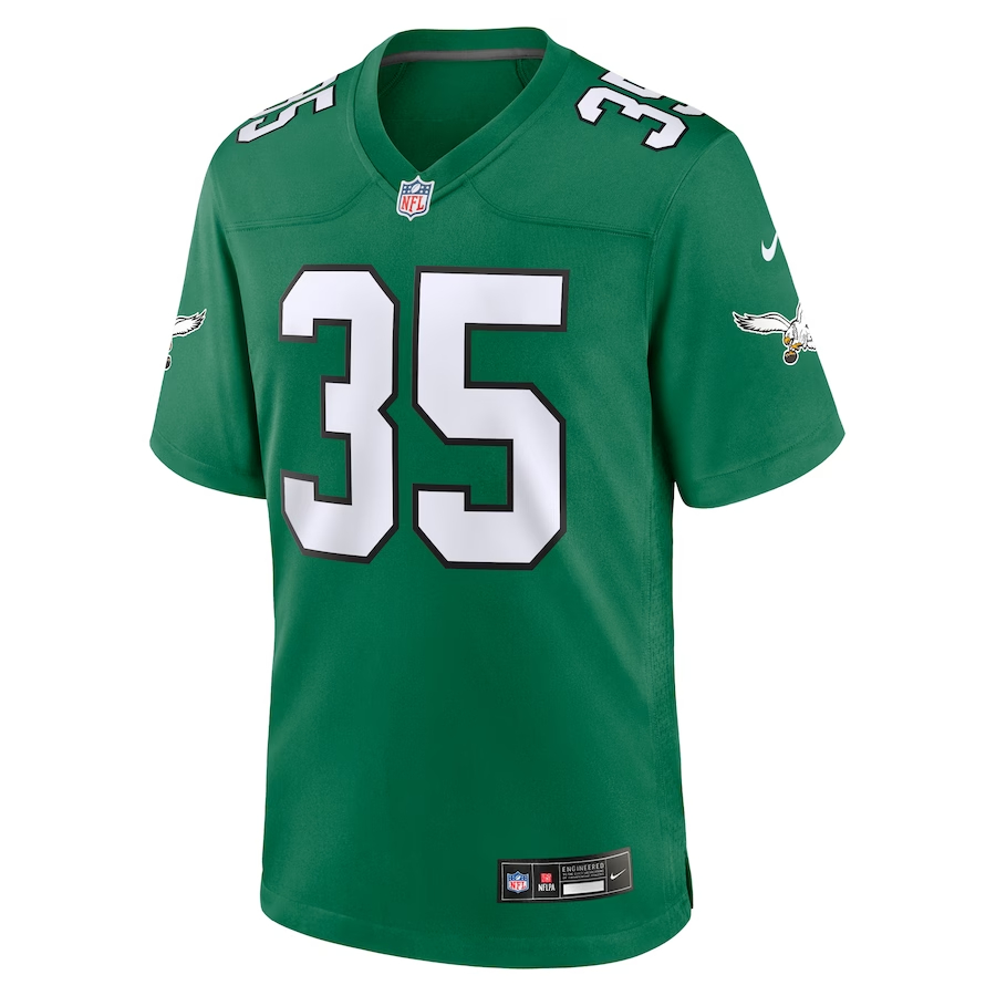 Nike Boston Scott Philadelphia Eagles Kelly Green Alternate Game Jersey