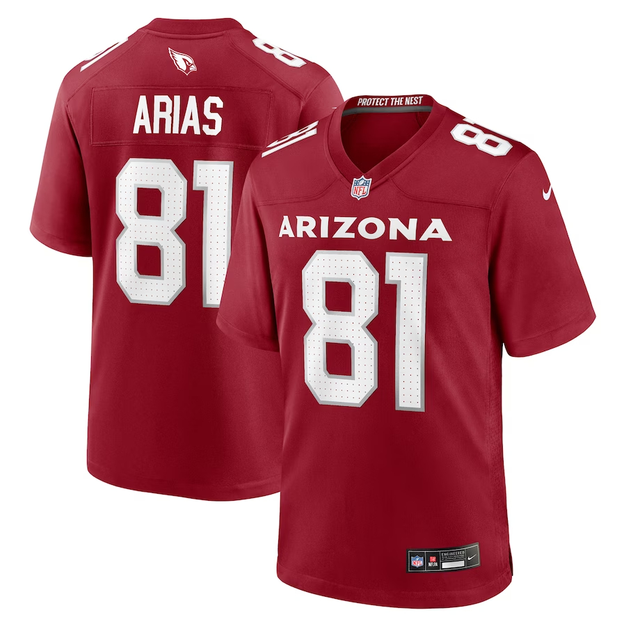 Nike Daniel Arias Arizona Cardinals Cardinal Team Game Jersey