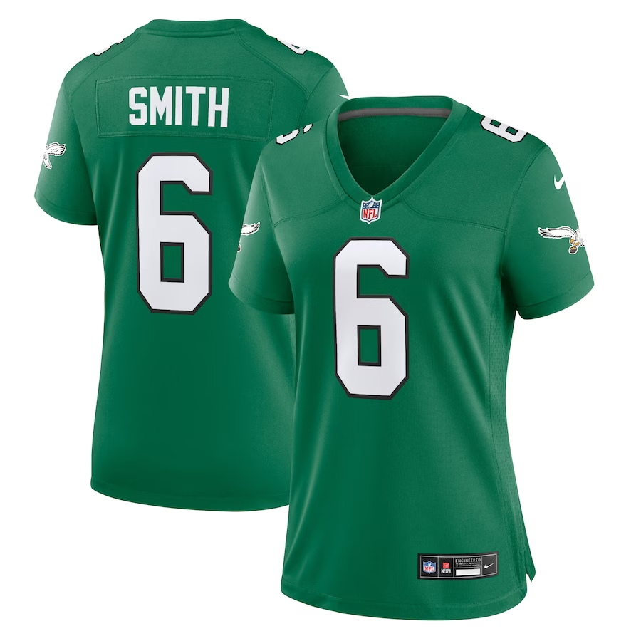 Nike DeVonta Smith Philadelphia Eagles Women's Kelly Green Player Jersey