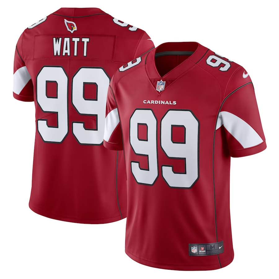 Nike J.J. Watt Arizona Cardinals Cardinal Vapor Limited Jersey