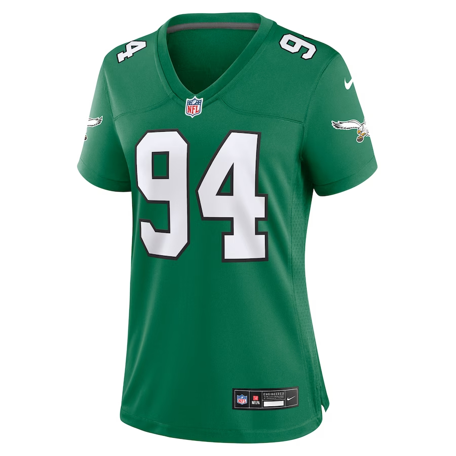 Nike Josh Sweat Philadelphia Eagles Women's Kelly Green Alternate Game Jersey