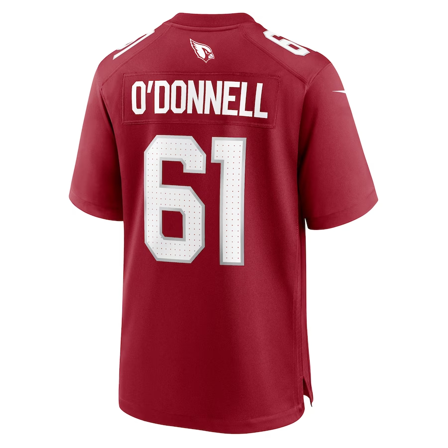 Nike Carter O'Donnell Arizona Cardinals Cardinal Team Game Jersey