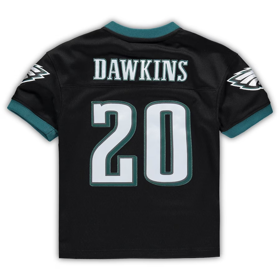 Mitchell & Ness Brian Dawkins Philadelphia Eagles Preschool Black Retired Legacy Jersey