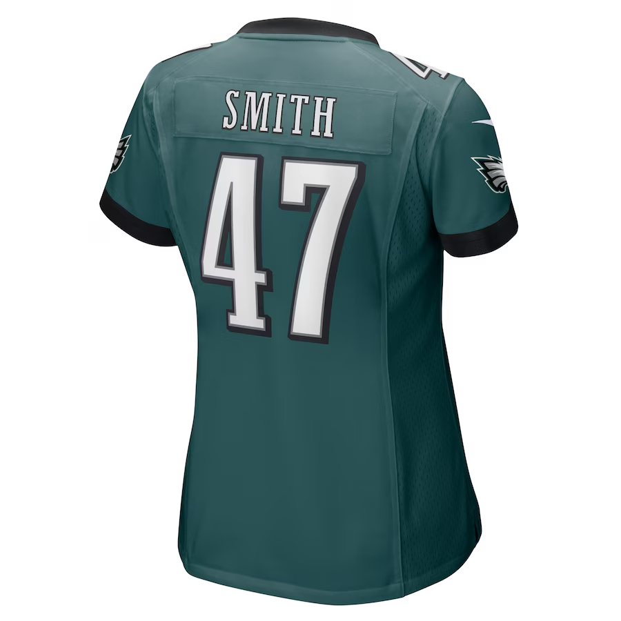Nike Brandon Smith Philadelphia Eagles Women's Midnight Green Game Jersey