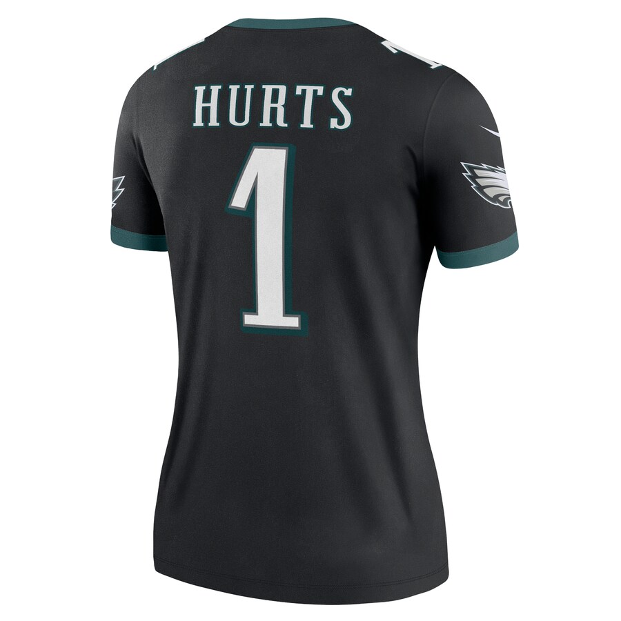 Nike Jalen Hurts Philadelphia Eagles Women's Black Legend Jersey