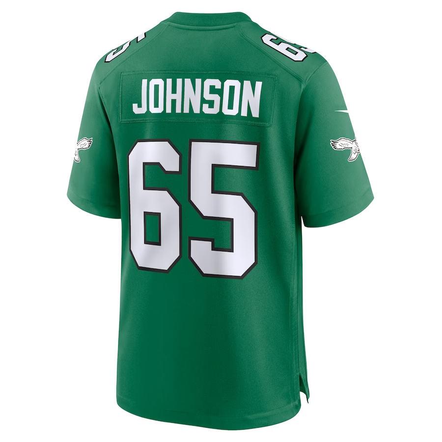 Nike Lane Johnson Philadelphia Eagles Kelly Green Alternate Game Jersey