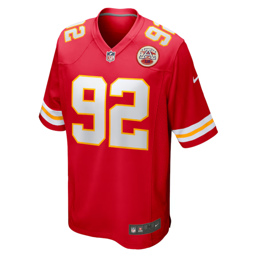 Nike Neil Farrell Jr. Kansas City Chiefs Red Team Game Jersey