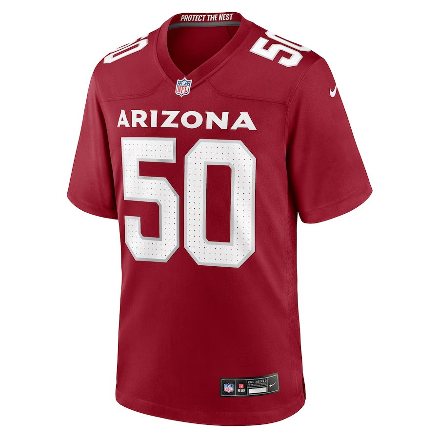 Nike Pat Elflein Arizona Cardinals Cardinal Team Game Jersey