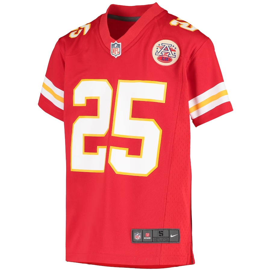 Nike Clyde Edwards-Helaire Kansas City Chiefs Youth Red Game Jersey