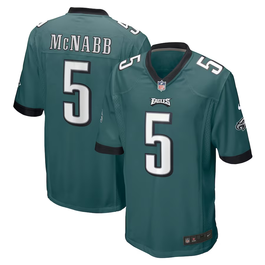 Nike Donovan McNabb Philadelphia Eagles Midnight Green Retired Player Jersey