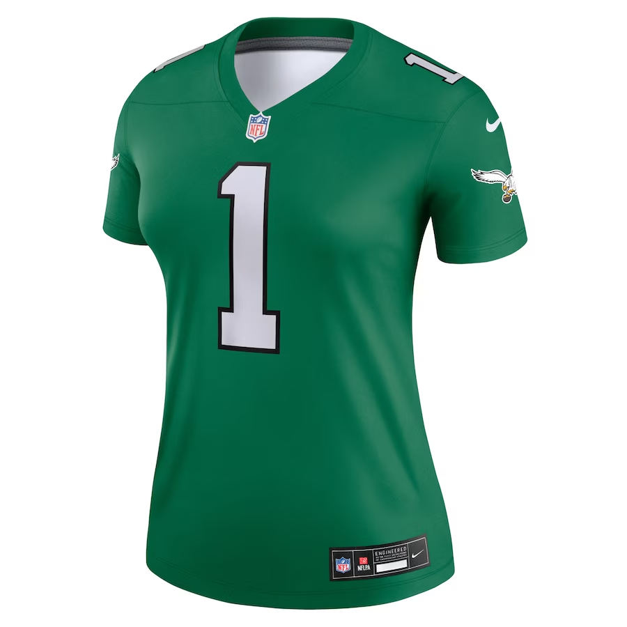 Nike Jalen Hurts Philadelphia Eagles Women's Kelly Green Alter