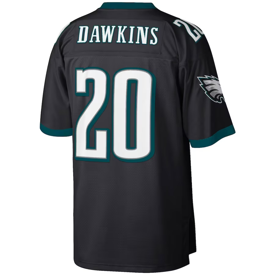 Mitchell & Ness Brian Dawkins Philadelphia Eagles Black Legacy Replica Jersey