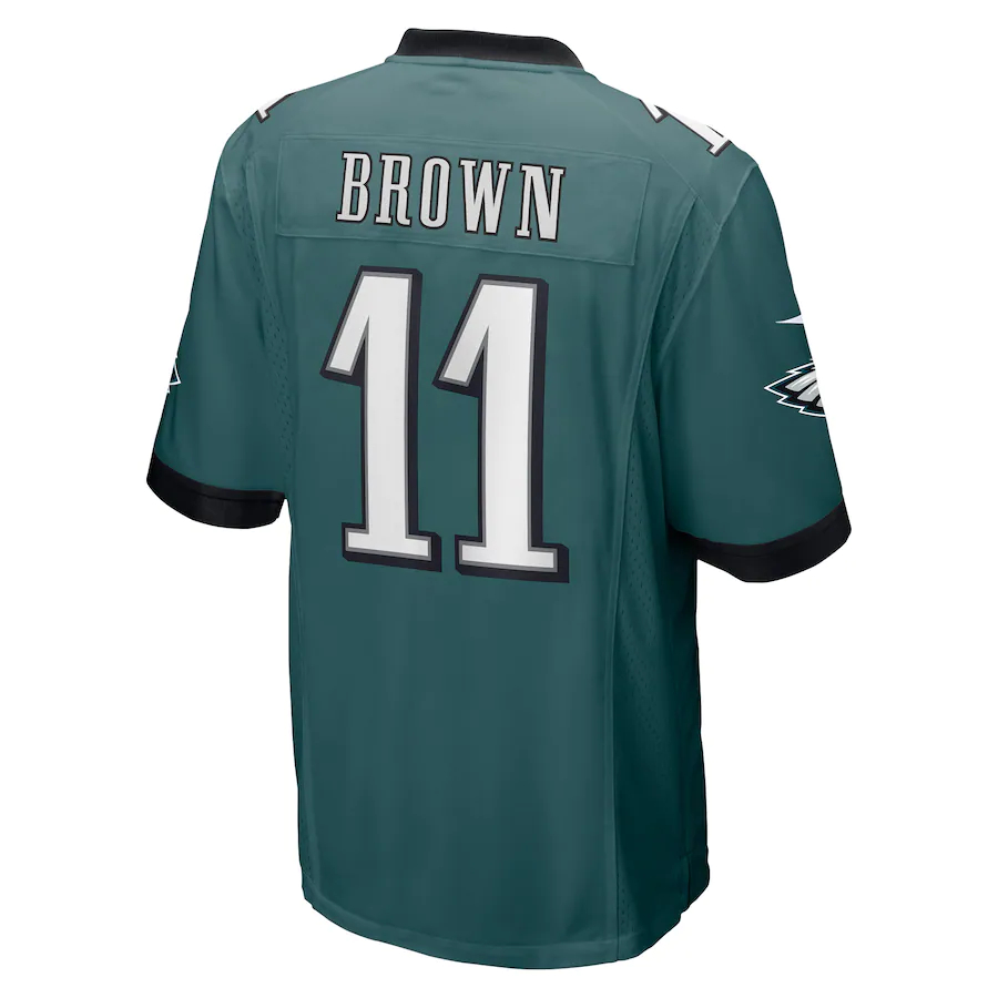 Nike A.J. Brown Philadelphia Eagles Midnight Green Player Game Jersey