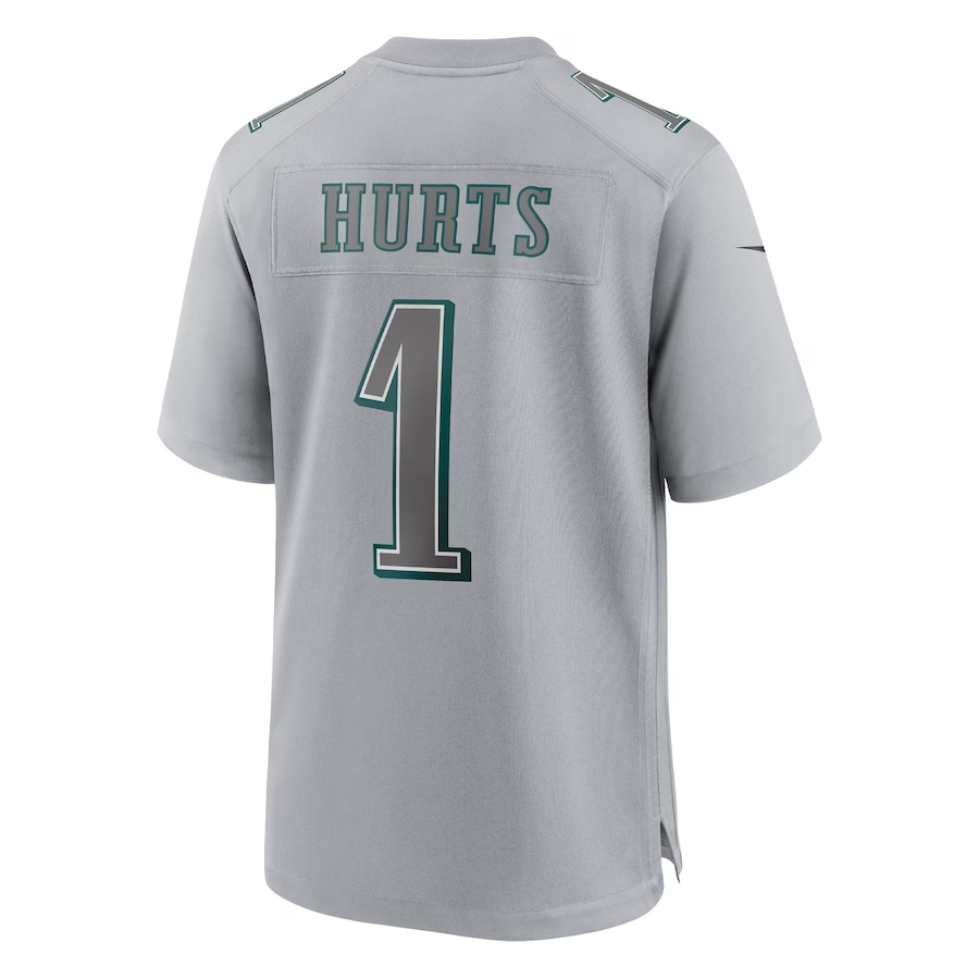 Nike Jalen Hurts Philadelphia Eagles Gray Atmosphere Fashion Game Jersey