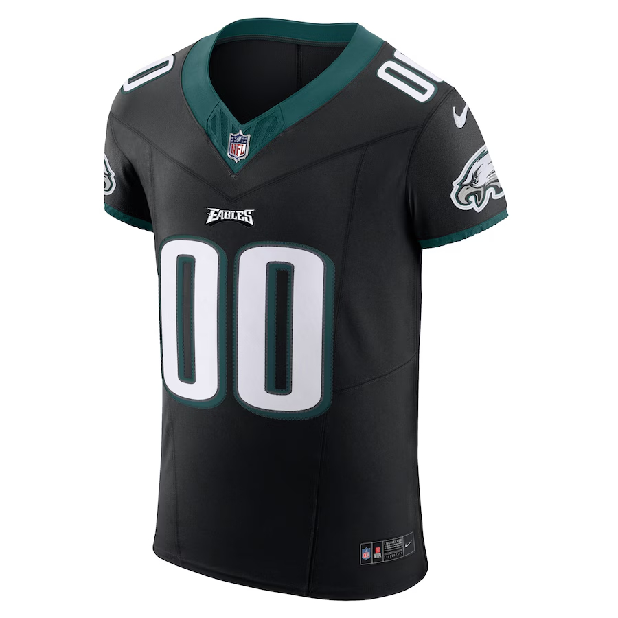 Nike Philadelphia Eagles Black Alternate Vapor F.U.S.E. Elite Custom Jerse