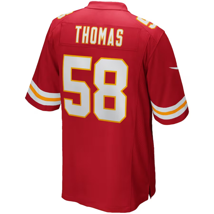 Nike Derrick Thomas Kansas City Chiefs Red Game Retired Player Jersey