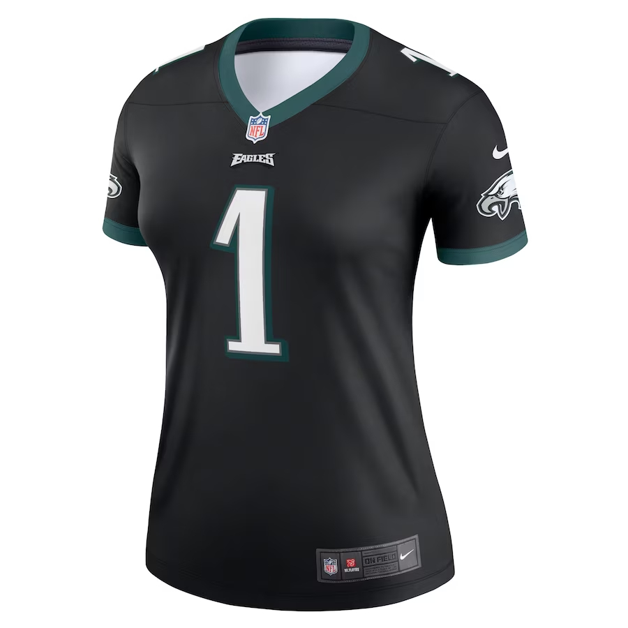 Nike Jalen Hurts Philadelphia Eagles Women's Black Legend Jersey
