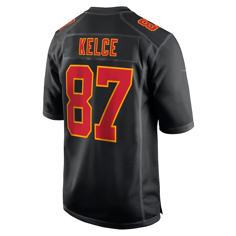 Nike Travis Kelce Kansas City Chiefs Black Super Bowl LVIII Carbon Fashion G