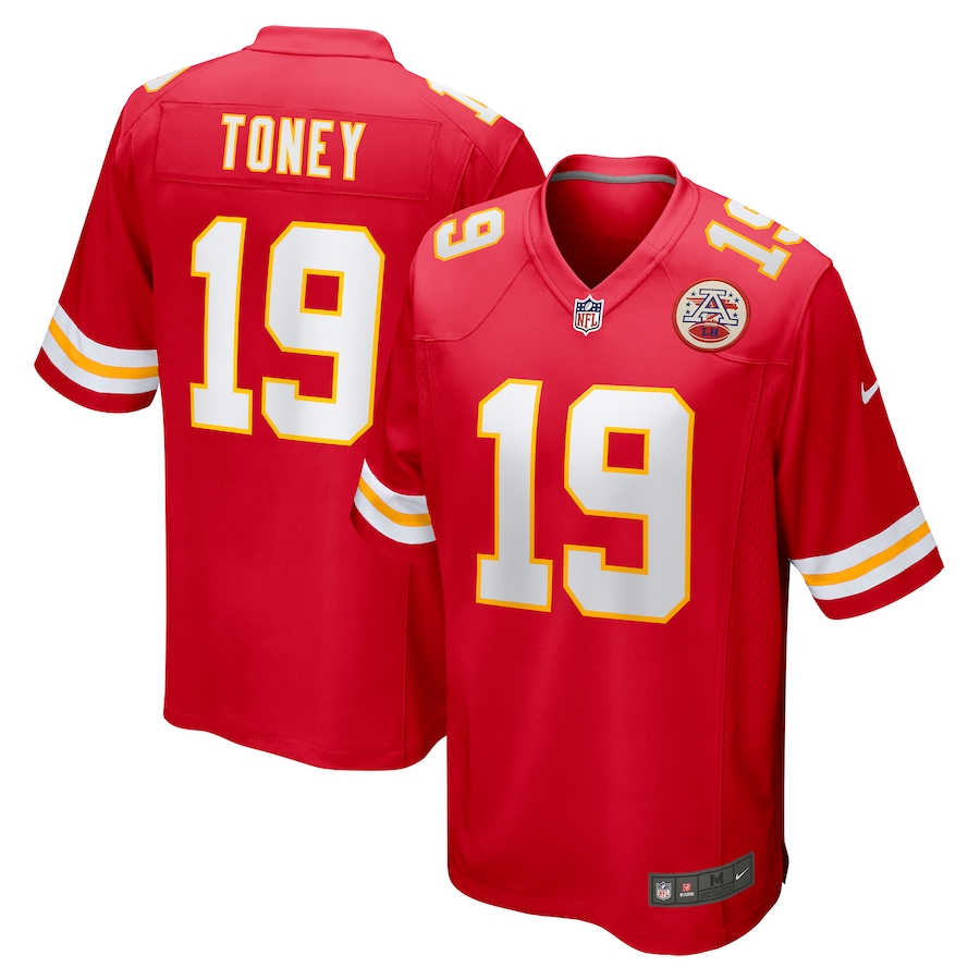 Nike Kadarius Toney Kansas City Chiefs Red Game Player Jersey