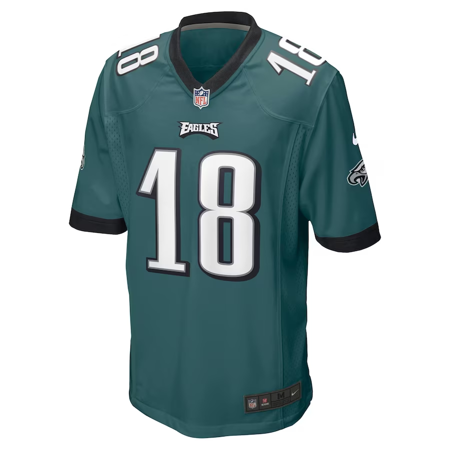 Nike Britain Covey Philadelphia Eagles Midnight Green Home Game Player Jersey