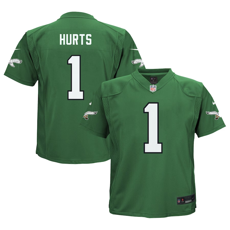 Nike Jalen Hurts Philadelphia Eagles Infant Kelly Green Alternate Game Jersey