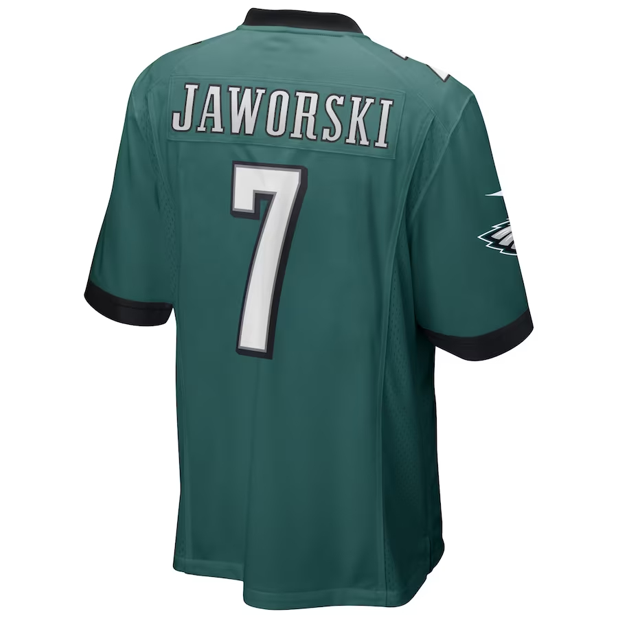 Nike Ron Jaworski Philadelphia Eagles Midnight Green Game Retired Player Jersey