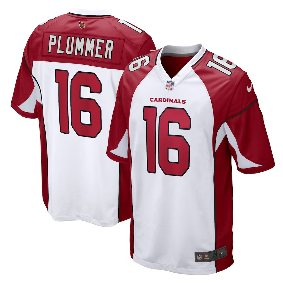 Nike Jake Plummer Arizona Cardinals White Retired Player Game Jersey
