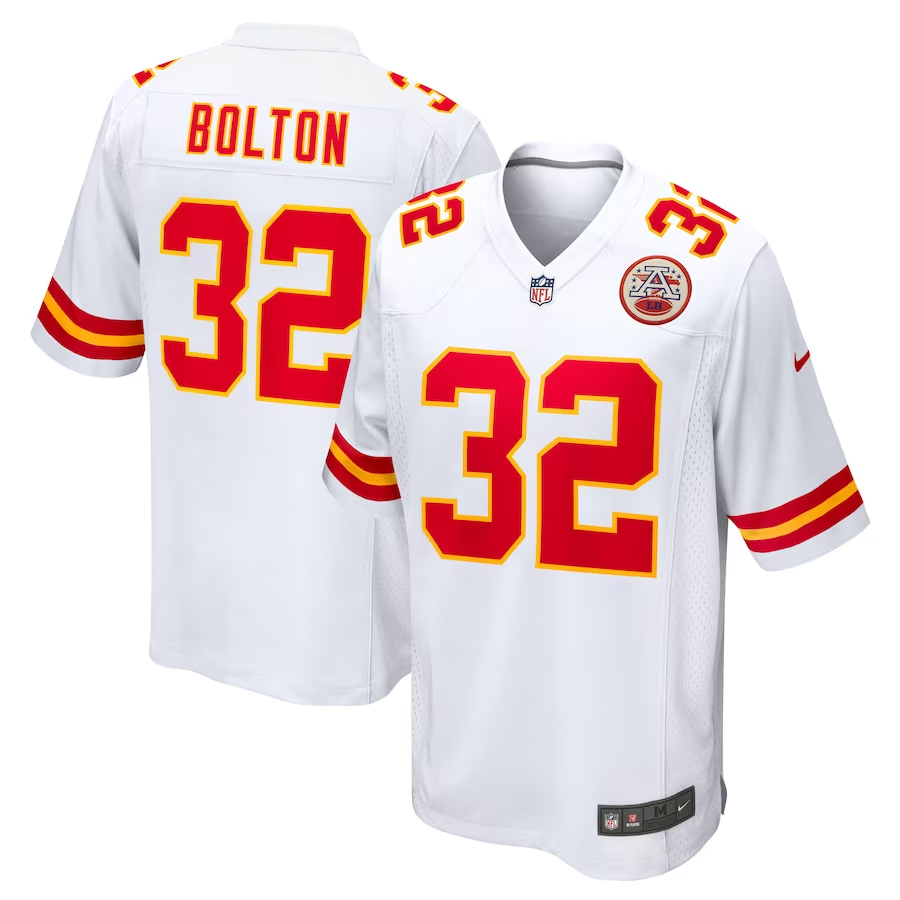 Nike Nick Bolton Kansas City Chiefs White Away Game Player Jersey