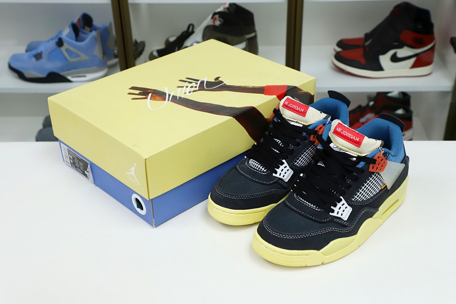 UNION LA X AIR JORDAN 4 RETRO 'OFF NOIR'