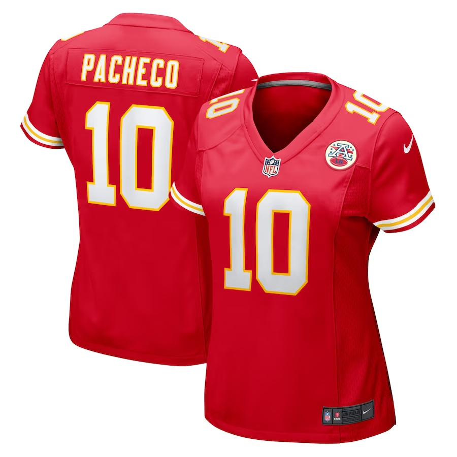 Nike Isiah Pacheco Kansas City Chiefs Women's Red Game Player Jersey