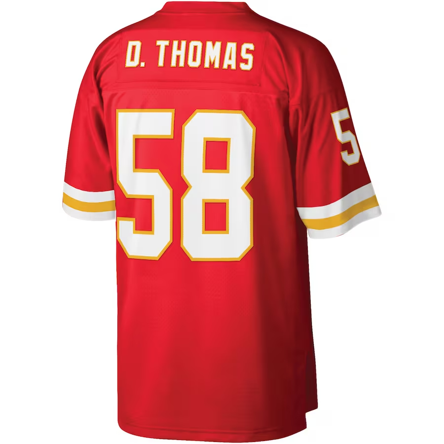 Mitchell & Ness Derrick Thomas Kansas City Chiefs Red Legacy Replica Jer