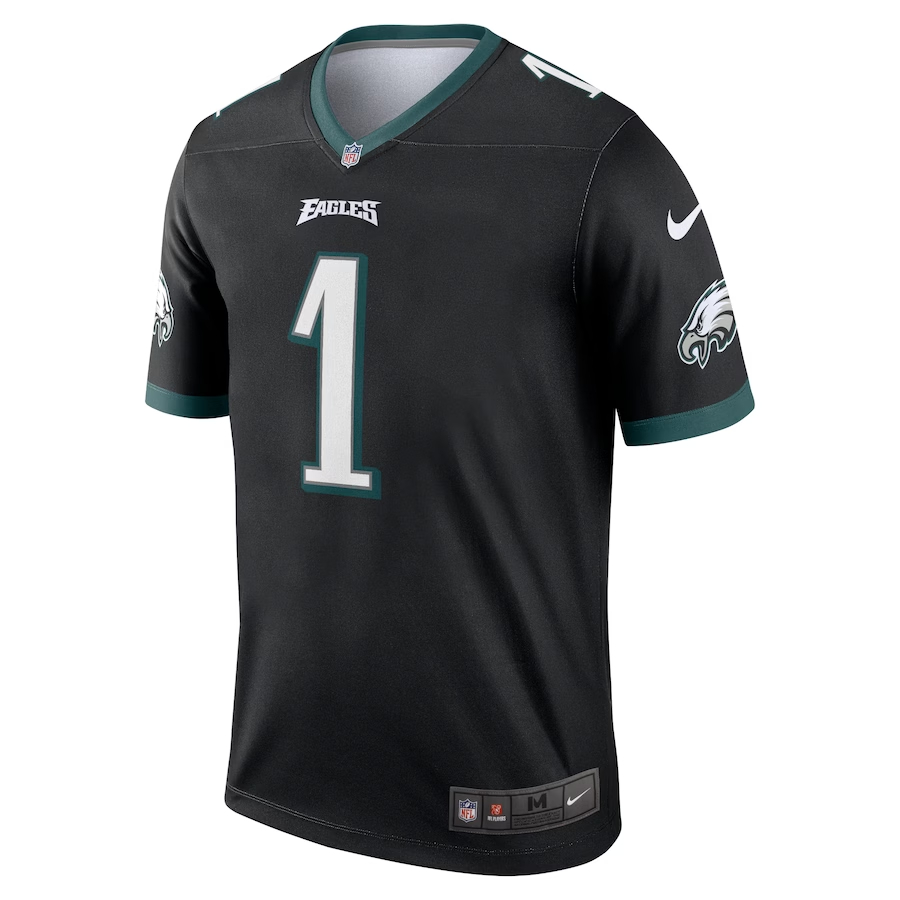 Nike Jalen Hurts Philadelphia Eagles Black Legend Jersey