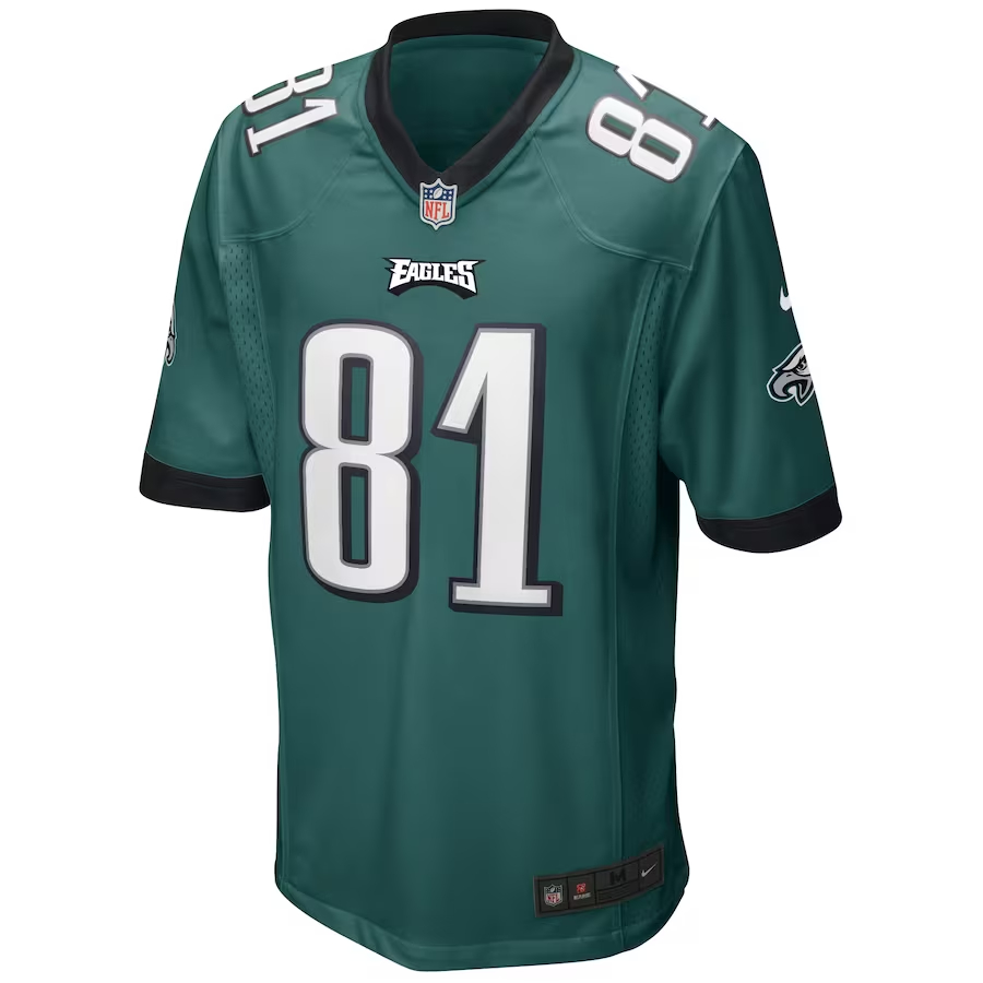 Nike Terrell Owens Philadelphia Eagles Midnight Green Game Retired Player Jersey
