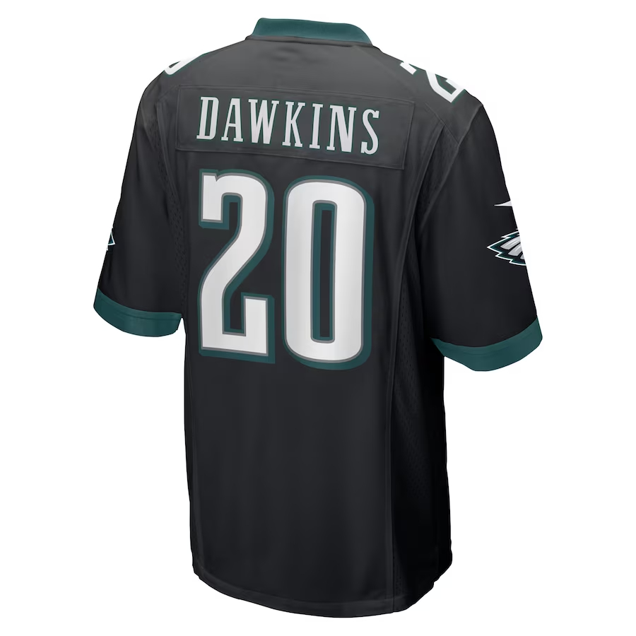 Nike Brian Dawkins Philadelphia Eagles Black Retired Player Jersey
