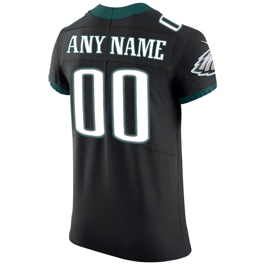 Nike Philadelphia Eagles Black Vapor Untouchable Custom Elite Jersey