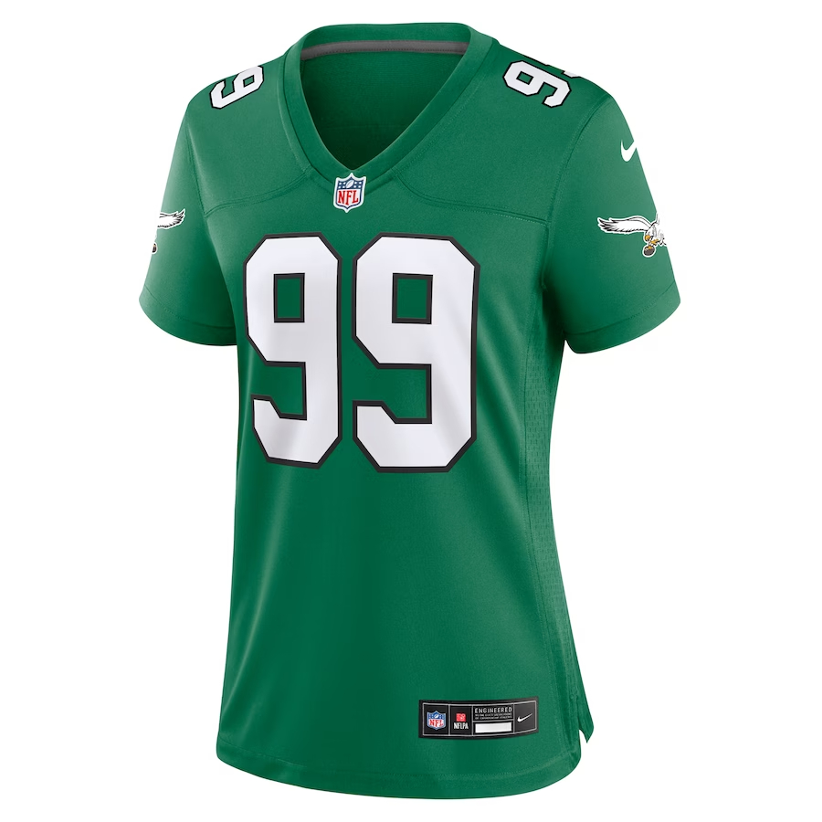 Nike Jerome Brown Philadelphia Eagles Women's Kelly Green Alternate Game Jersey