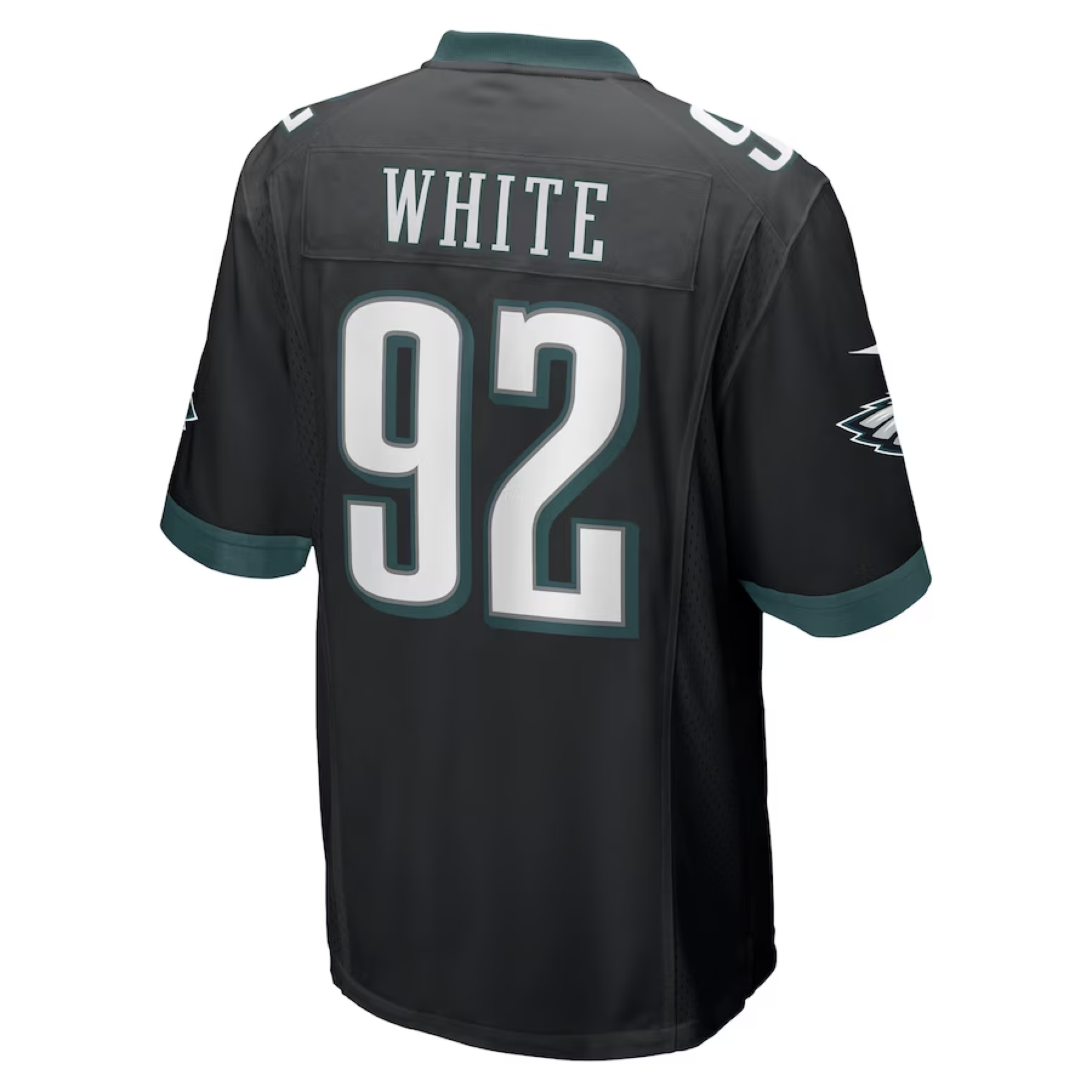 Nike Reggie White Philadelphia Eagles Black Retired Player Alternate Game Jersey
