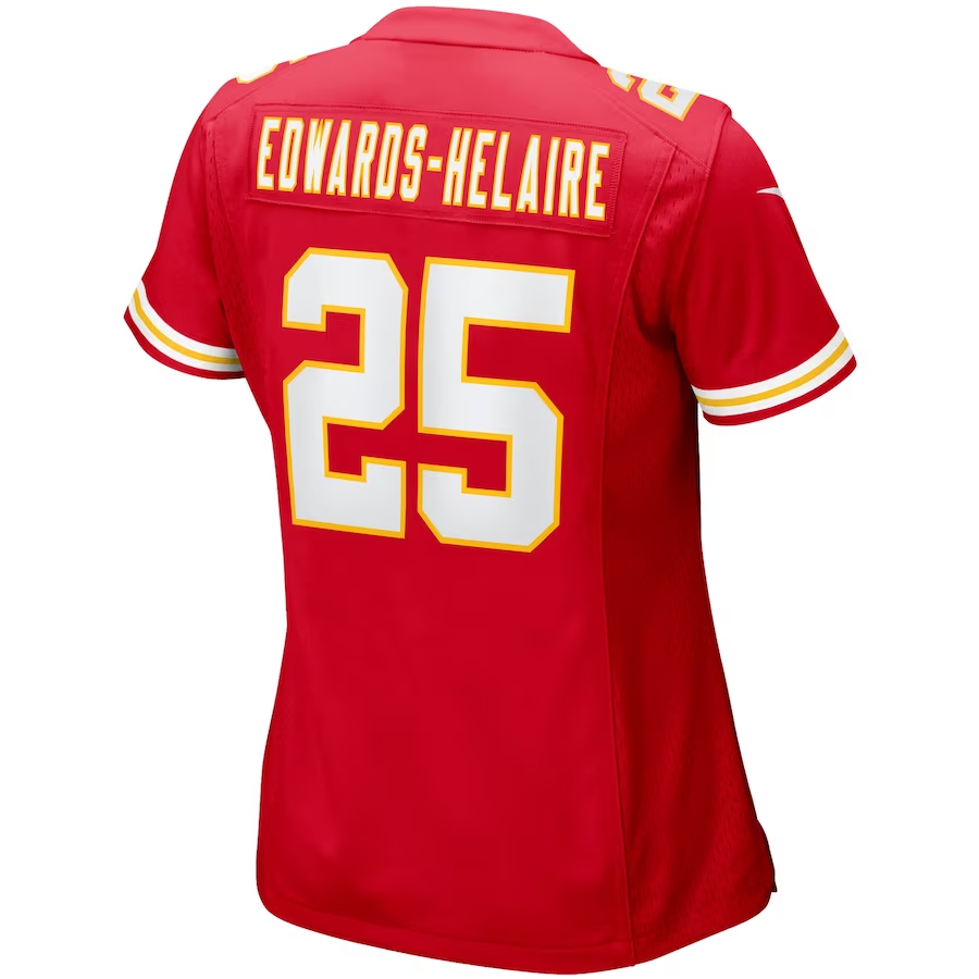 Nike Clyde Edwards-Helaire Kansas City Chiefs Women's Red Player Jersey