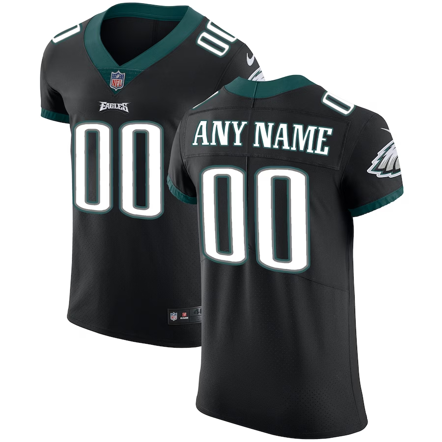 Nike Philadelphia Eagles Black Vapor Untouchable Custom Elite Jersey