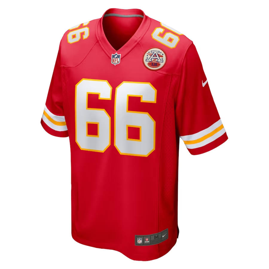 Nike Mike Caliendo Kansas City Chiefs Red Game Player Jersey