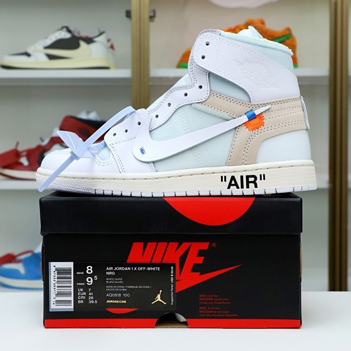 OFF-WHITE X AIR JORDAN 1 RETRO HIGH OG 'WHITE' 2018
